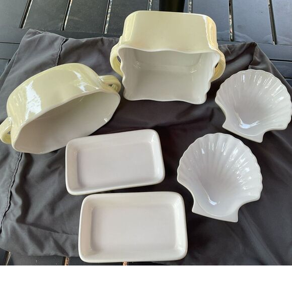 Nantucket Stoneware Dish Set - Picture 2 of 8